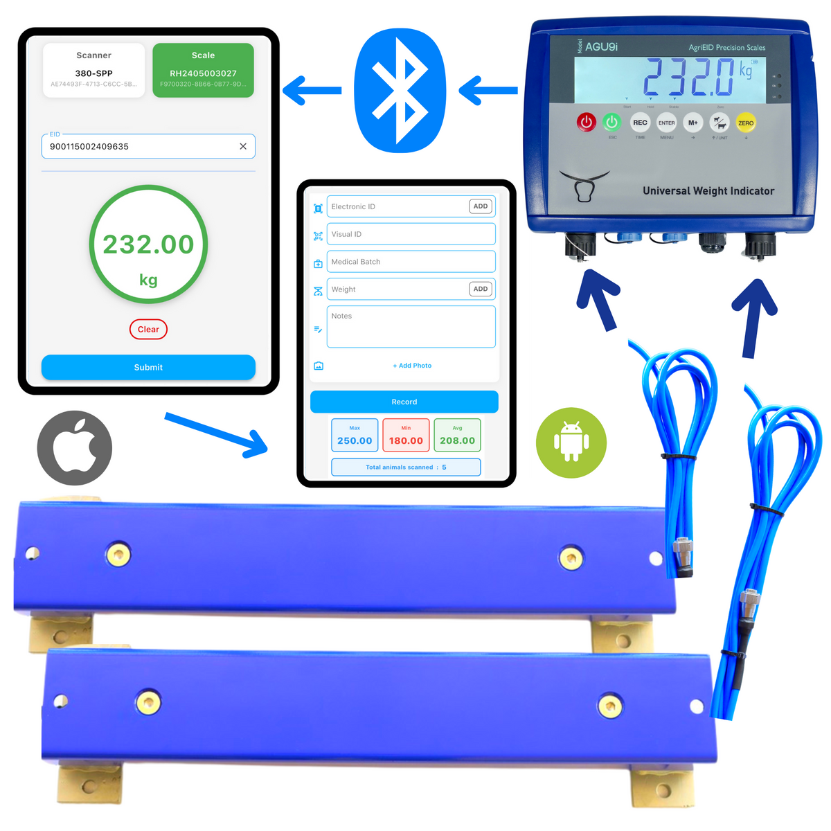 Scale Reader AgriEID NZ | Cattle Scales, NAIT Readers, Farm Software & AI Chatbot